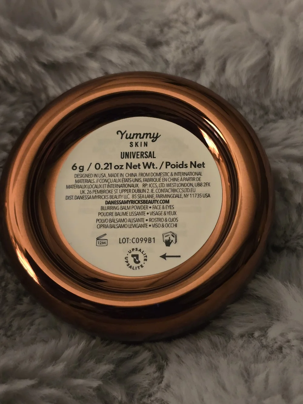 Danessa Myricks Yummy Skin Blurring Balm Powder Universal Travel Size 6g NWU